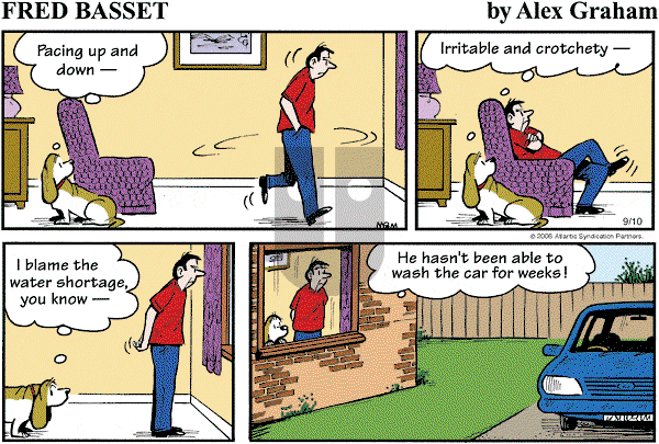 Fred Basset on Sunday September 10, 2006 Comic Strip