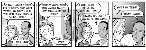 The Boondocks on Tuesday September 28, 1999 Comic Strip