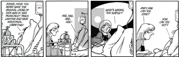 Doonesbury - Saturday April 8, 1989 Comic Strip