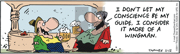 Frank and Ernest on Saturday November 12, 2011 Comic Strip