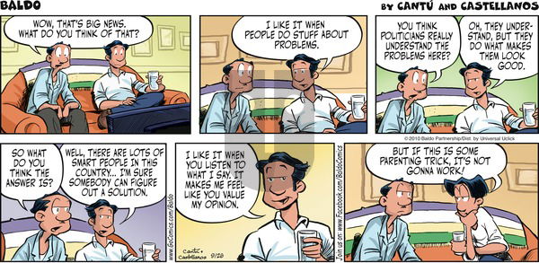 Baldo on Sunday September 26, 2010 Comic Strip