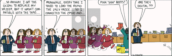 Cathy Classics on Saturday January 17, 2004 Comic Strip