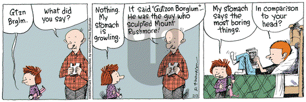 Cul de Sac on Tuesday February 3, 2009 Comic Strip