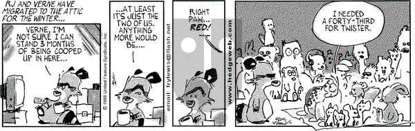 Over the Hedge on Tuesday May 25, 1999 Comic Strip