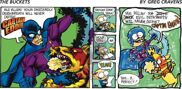 The Buckets on Sunday December 1, 2013 Comic Strip