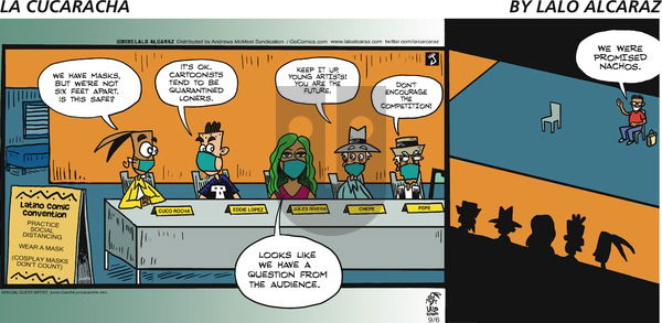 La Cucaracha on Sunday September 6, 2020 Comic Strip