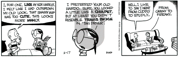 Grand Avenue on Thursday February 17, 2005 Comic Strip