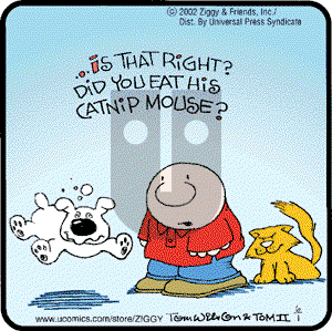 Ziggy - Saturday June 1, 2002 Comic Strip