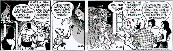 Alley Oop - Saturday October 20, 1956 Comic Strip