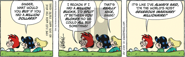 Ginger Meggs - Thursday November 30, 2023 Comic Strip