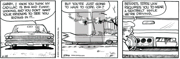 Grand Avenue on Saturday June 28, 2003 Comic Strip