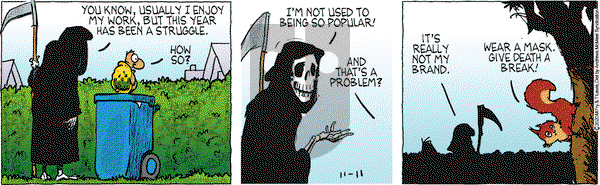 Over the Hedge on Wednesday November 11, 2020 Comic Strip