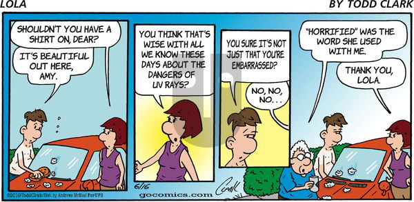 Lola on Sunday June 16, 2019 Comic Strip