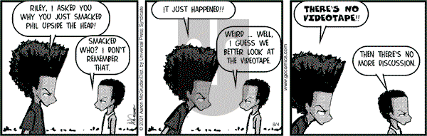 The Boondocks on Friday March 7, 2014 Comic Strip