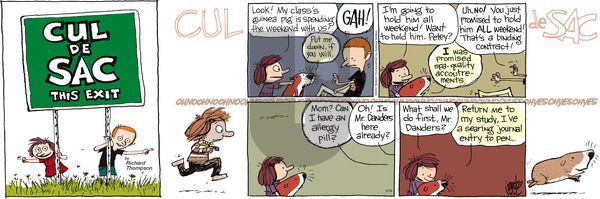 Cul de Sac on Sunday March 19, 2017 Comic Strip