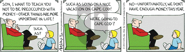 The Born Loser on Monday July 29, 2013 Comic Strip