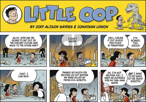 Alley Oop - Sunday September 22, 2024 Comic Strip