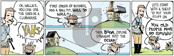 Wallace the Brave on Thursday July 28, 2016 Comic Strip
