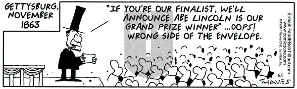 Frank and Ernest on Monday June 1, 1998 Comic Strip