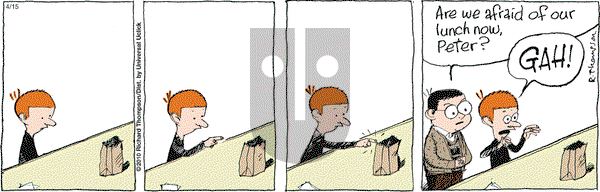 Cul de Sac on Wednesday April 15, 2015 Comic Strip