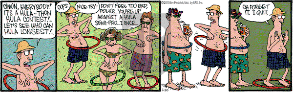 Monty on Tuesday July 20, 2010 Comic Strip