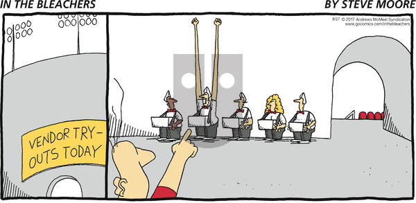 In the Bleachers on Sunday August 27, 2017 Comic Strip