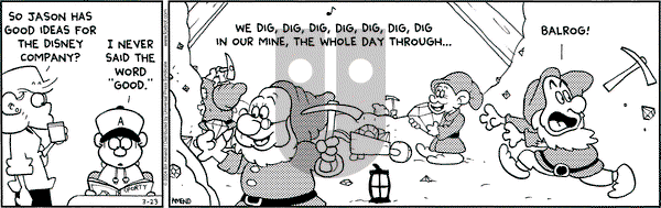 FoxTrot on Tuesday March 23, 2004 Comic Strip