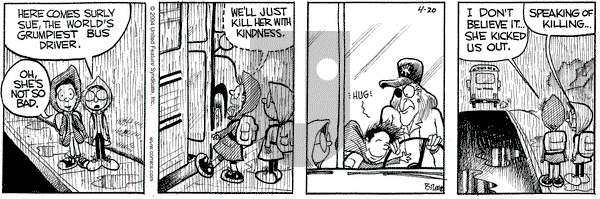 Grand Avenue on Tuesday April 20, 2004 Comic Strip