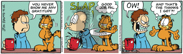Garfield on Monday April 12, 2010 Comic Strip