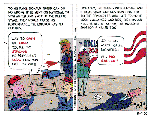 Ted Rall on Wednesday October 7, 2020 Comic Strip