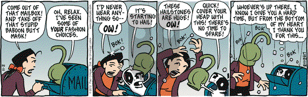 Pooch Cafe on Friday November 2, 2012 Comic Strip