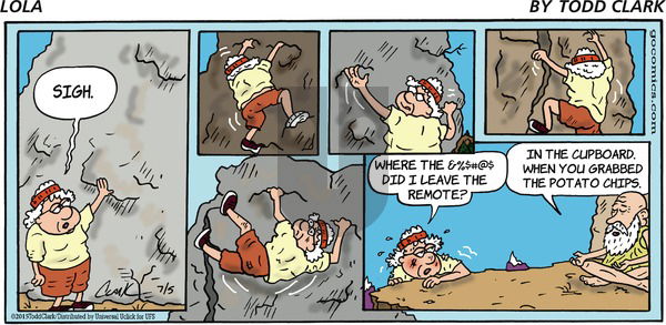 Lola on Sunday July 5, 2015 Comic Strip