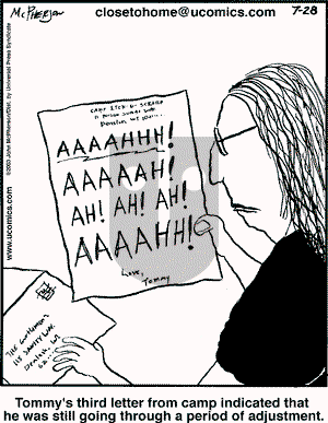 Close to Home - Monday July 28, 2003 Comic Strip