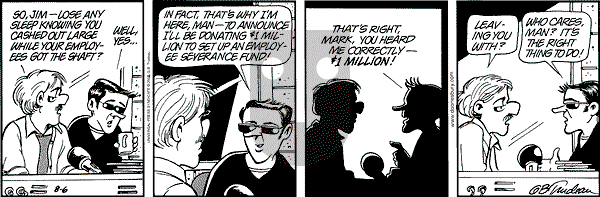 Doonesbury on Friday January 17, 2003 Comic Strip