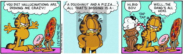 Garfield on Thursday February 27, 1997 Comic Strip