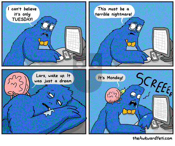 The Awkward Yeti - Tuesday November 3, 2015 Comic Strip