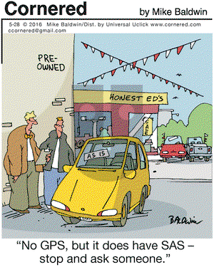 Cornered - Saturday May 28, 2016 Comic Strip