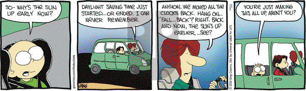 The Buckets on Tuesday November 3, 2015 Comic Strip