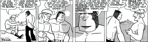 Alley Oop on Saturday July 17, 2004 Comic Strip