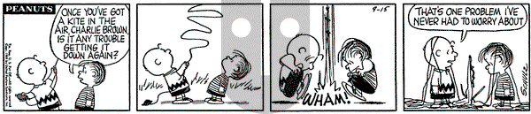 Peanuts on Tuesday September 15, 1959 Comic Strip