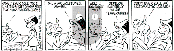 Arlo and Janis on Wednesday April 28, 1999 Comic Strip