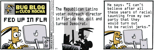 La Cucaracha on Saturday June 1, 2013 Comic Strip