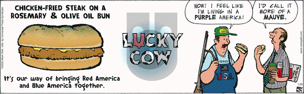 Lucky Cow on Saturday January 29, 2005 Comic Strip