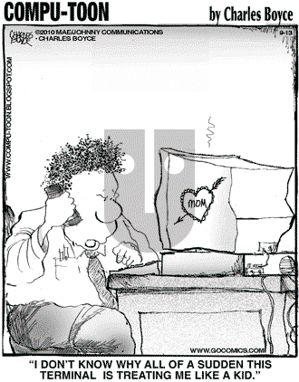 Compu-toon on Monday September 13, 2010 Comic Strip