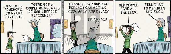 Grand Avenue on Saturday November 15, 2025 Comic Strip