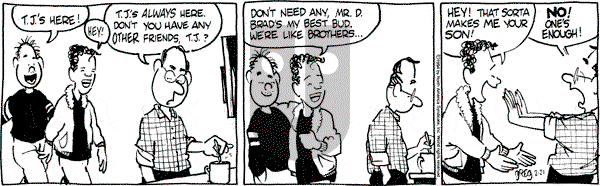 Luann - Monday February 21, 1994 Comic Strip