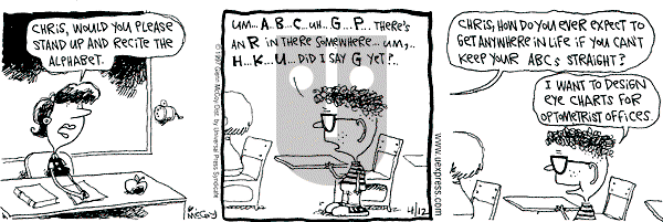 The Duplex on Saturday April 12, 1997 Comic Strip