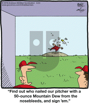 In the Bleachers on Wednesday May 23, 2018 Comic Strip
