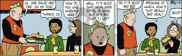 Luann on Monday March 18, 2013 Comic Strip