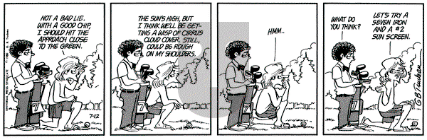 Doonesbury on Saturday July 12, 1980 Comic Strip